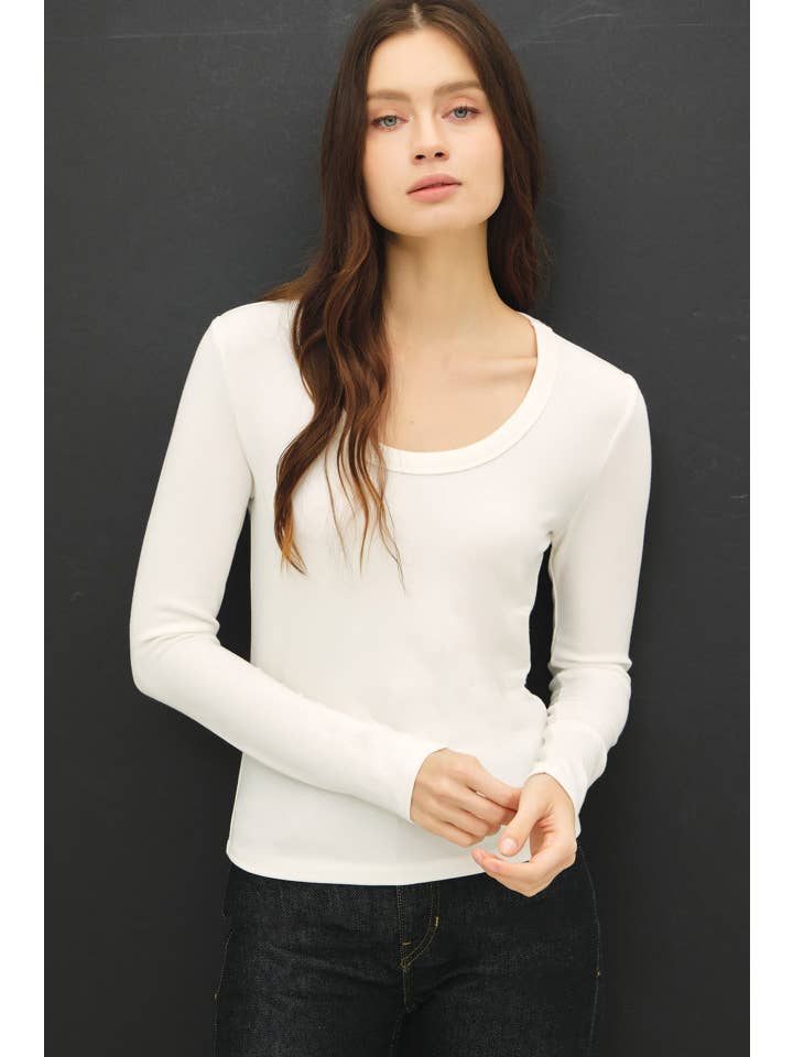 Be Cool - Wholesale Knit Top - Women's - SOFT JERSEY U NECK LONG SLEEVE4