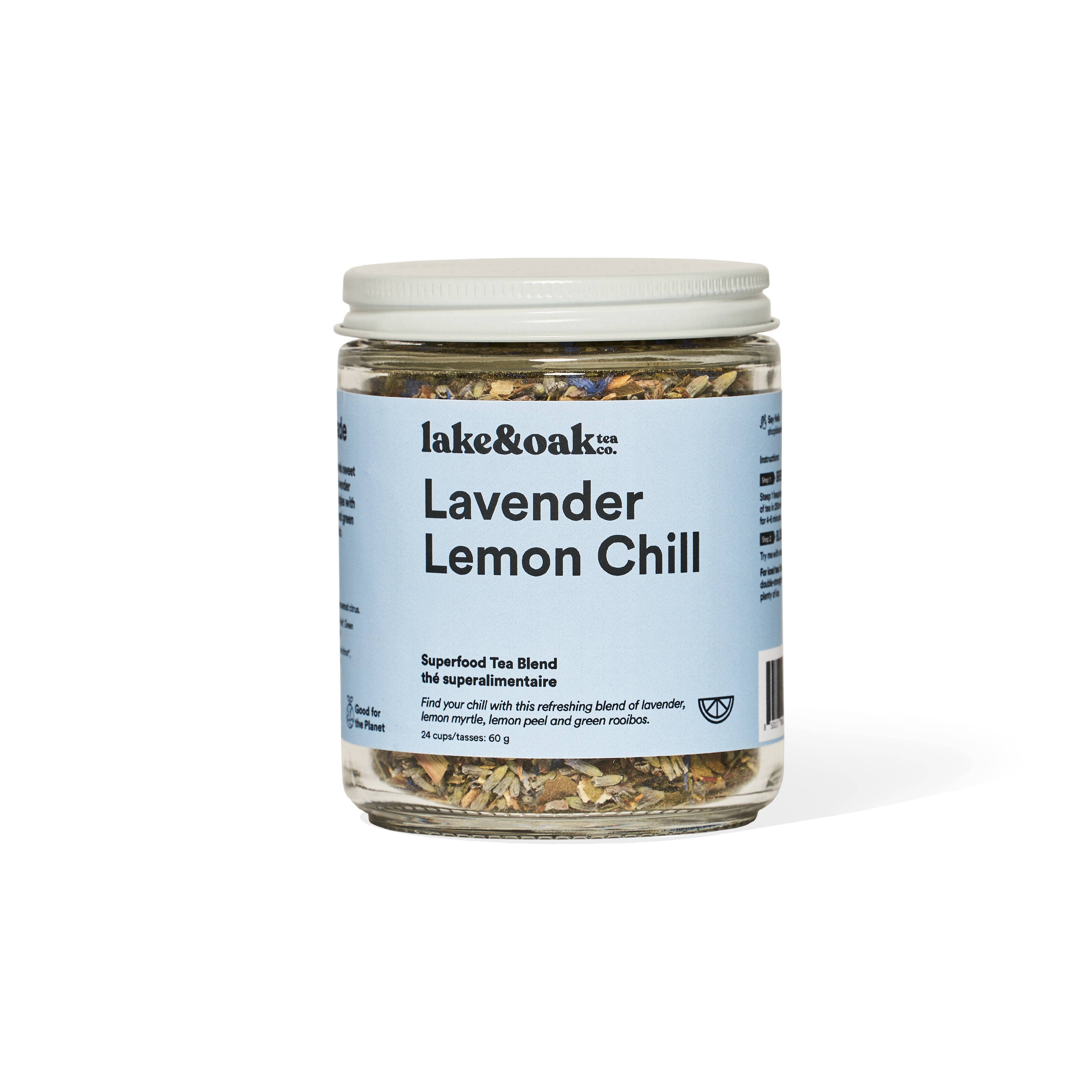 Lake & Oak Tea Co. - Wholesale Loose Tea - Lavender Lemon Chill - Superfood Tea Blend2