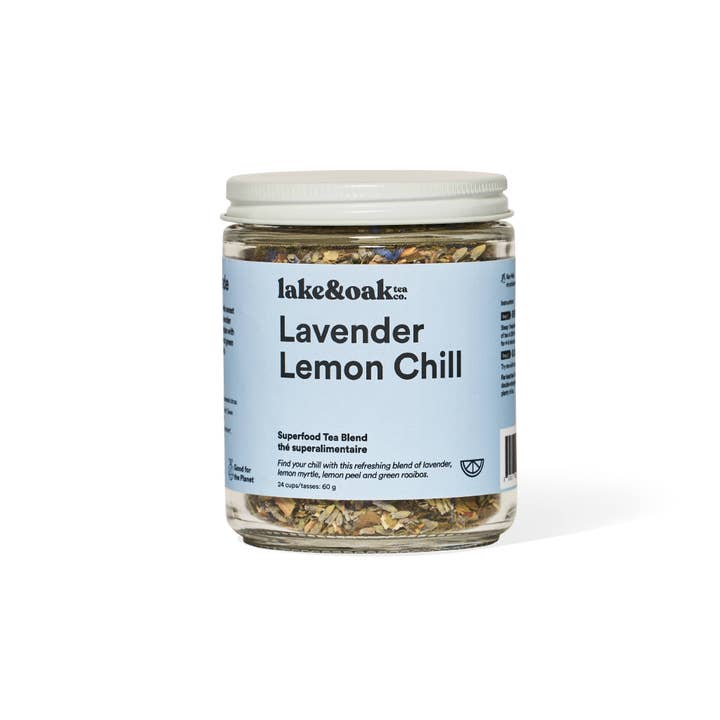 Lake & Oak Tea Co. – Engroshandel Løs te – Lavendel Citron Chill - Superfood Te Blend2