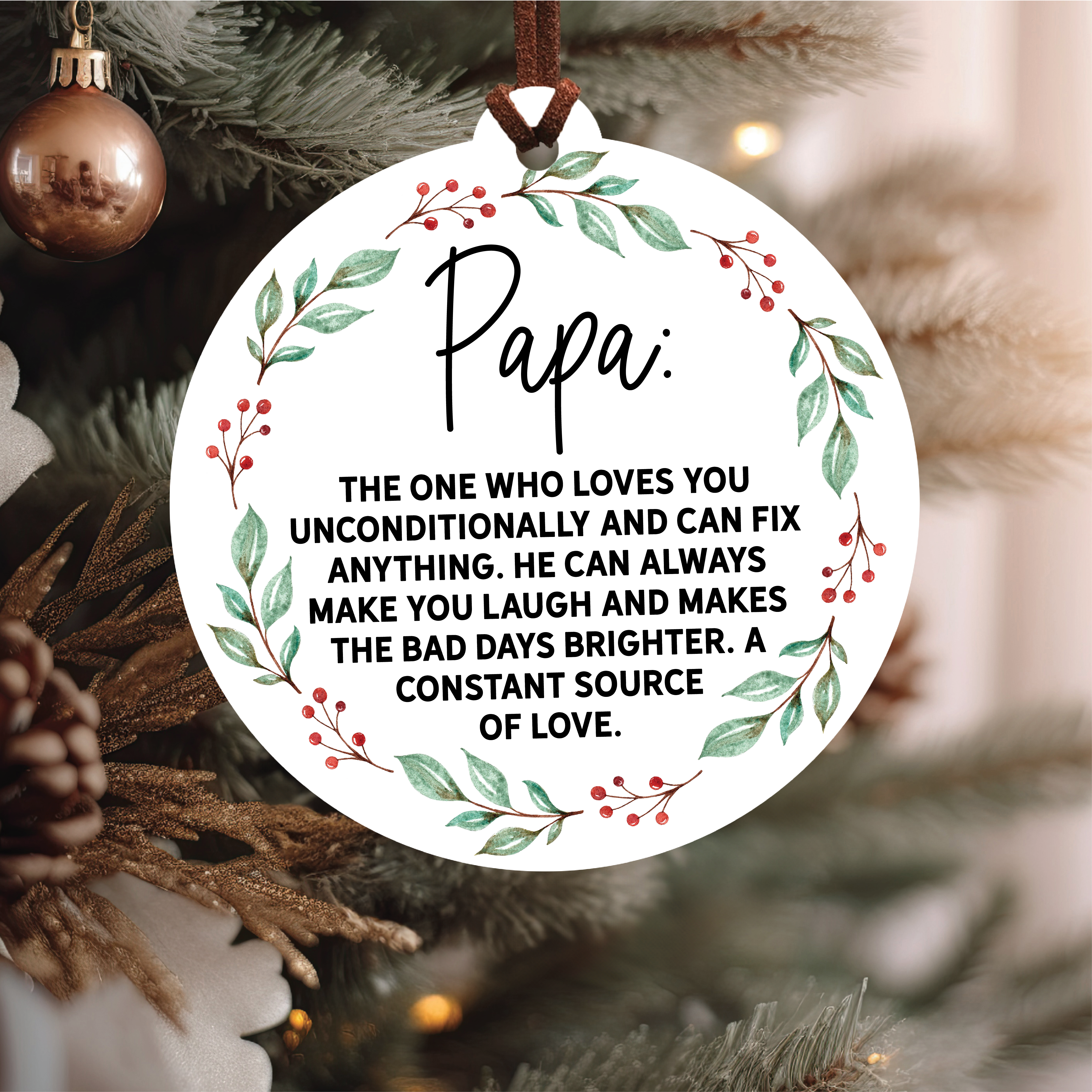 Knotty Design Co. - Wholesale Ornament - Grandpa Definition Christmas Ornament3