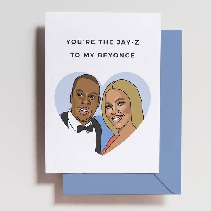 Haven Print Co. - Venta al por mayor Tarjetas de amor - Tarjeta Pareja Beyonce