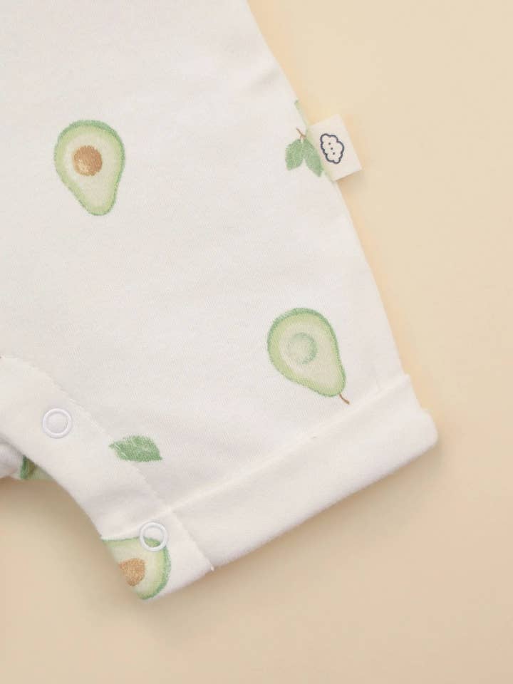 Lūmmi in Colour Babywear - Wholesale Jumpsuit – Baby - Organic Cotton Romper - Avocados4