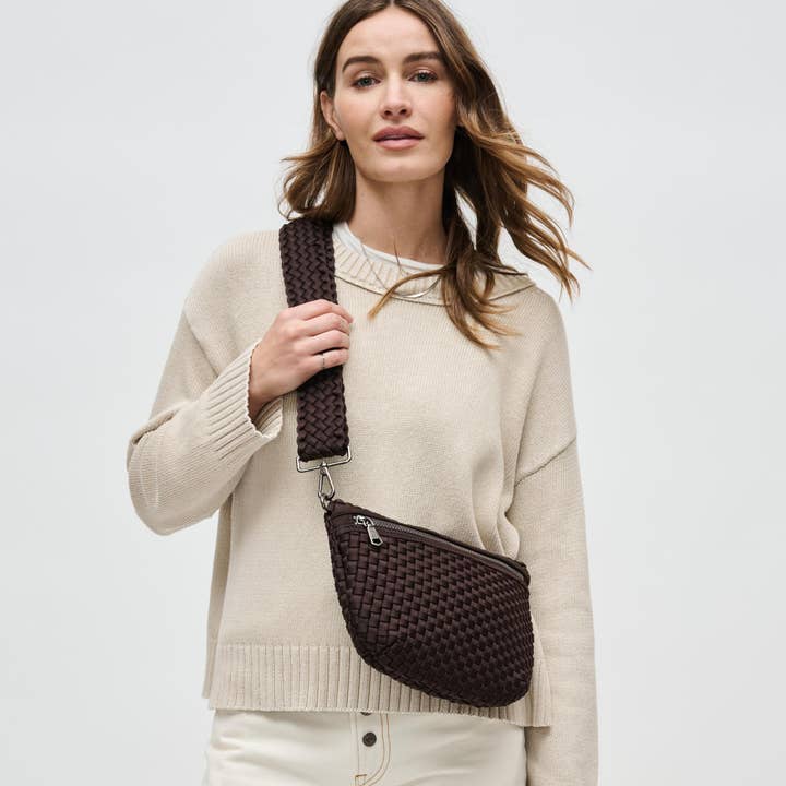 Sol and Selene - Wholesale Crossbody Bag - Women's - Ethereal - Woven Neoprene Crossbody Bag