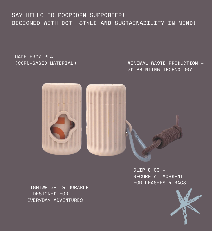 POOPCORN - Wholesale Pet Poop Bag Dispenser - Poopcorn Supporter – 3DPrinted Poop Bag Dispenser / 2nd drop11