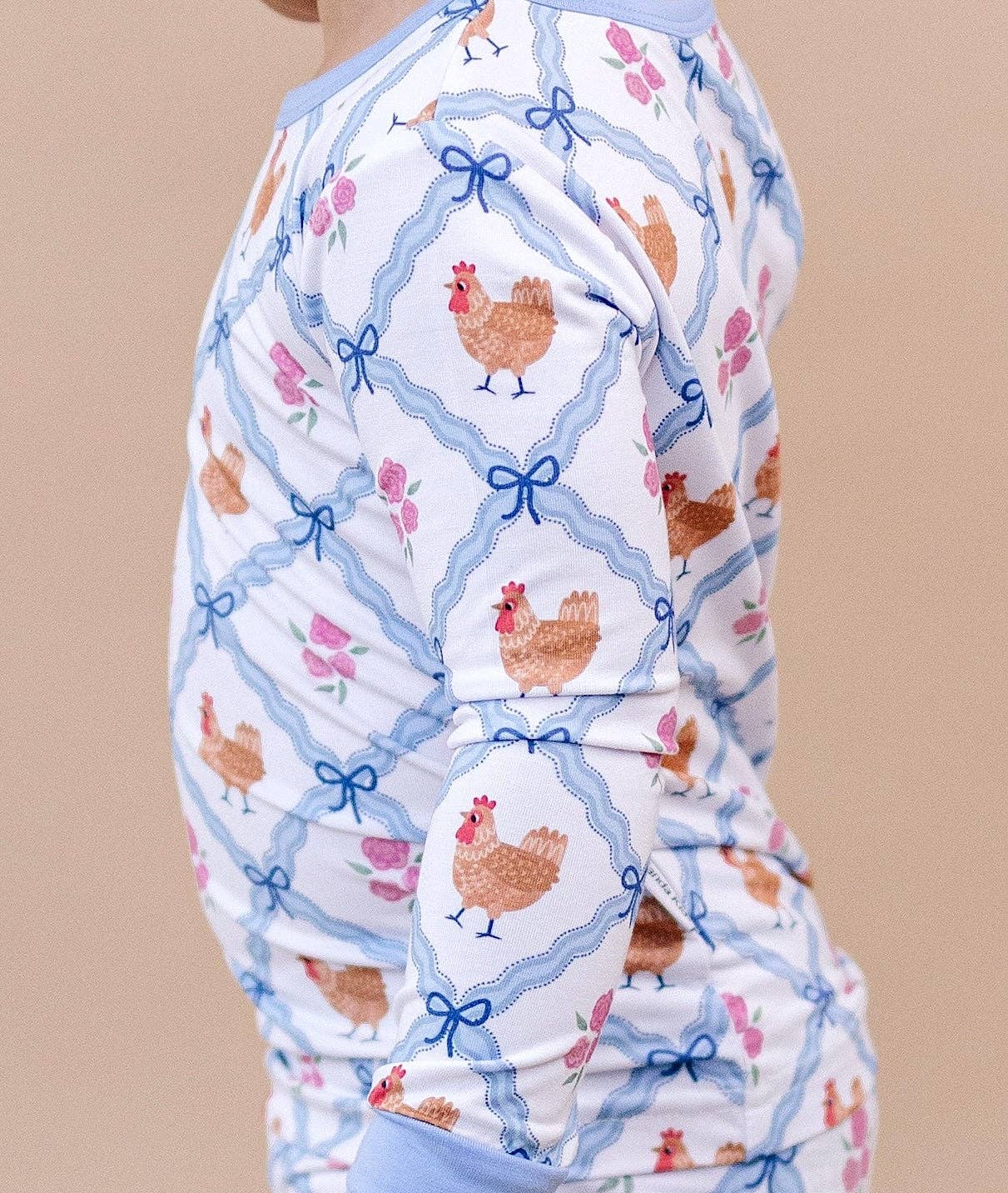 Lucky Panda Kids - Wholesale Top & Pant Set - Kids - Bamboo Two Piece Set | Chickens & Flowers1