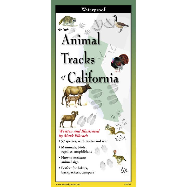 Traces d'animaux de Californie pour la vente par Earth Sky + Water