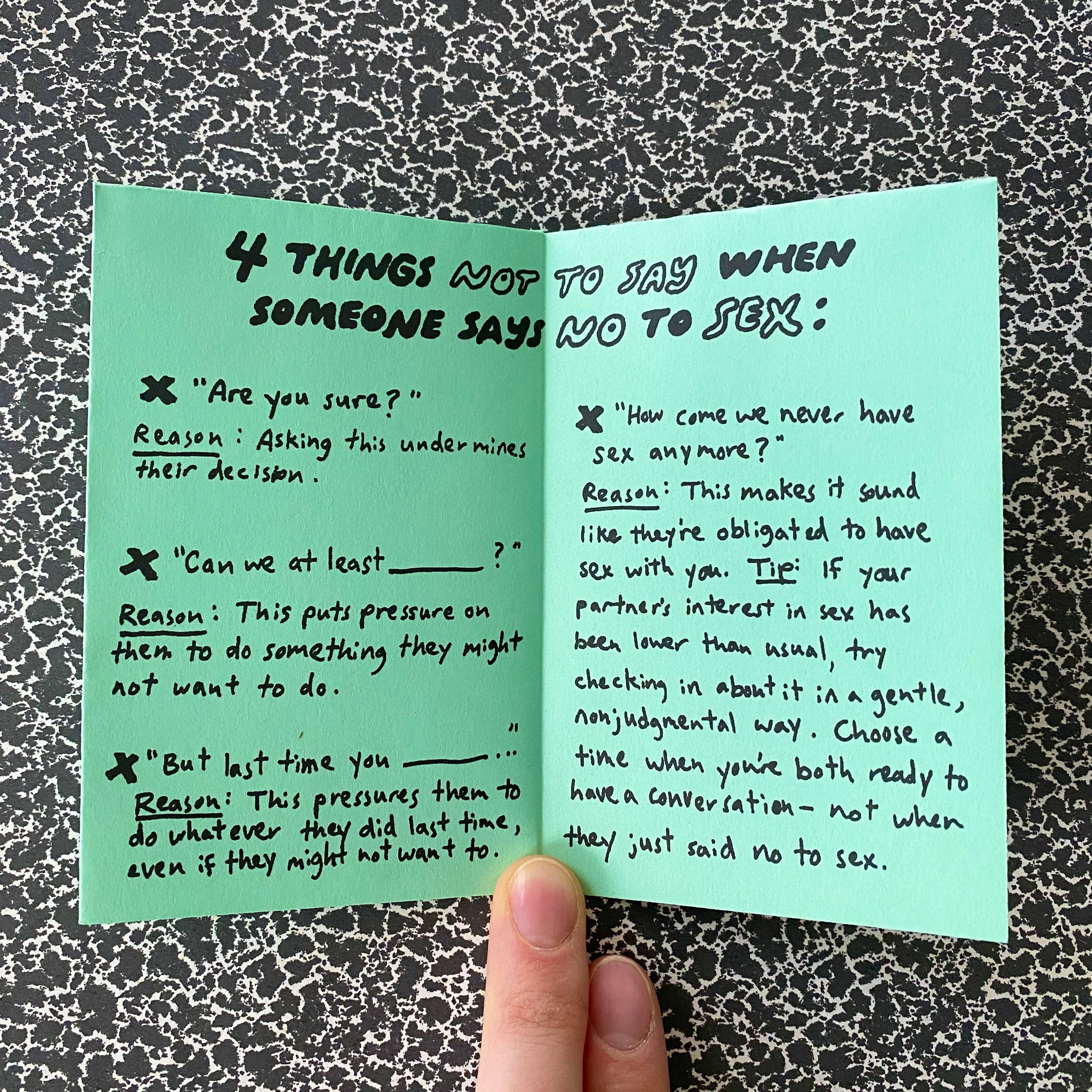 Pleasure Pie - Wholesale Romance Novel - 5 Things You Can Say if You Ask To Have Sex & They Say No3