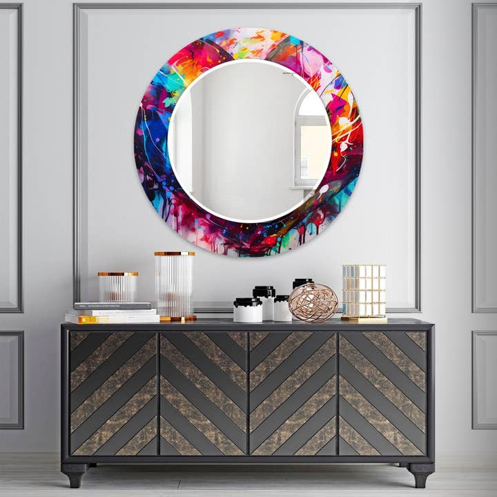 Miroir mural en verre trempé teinté pour la vente par MyPhotostation
