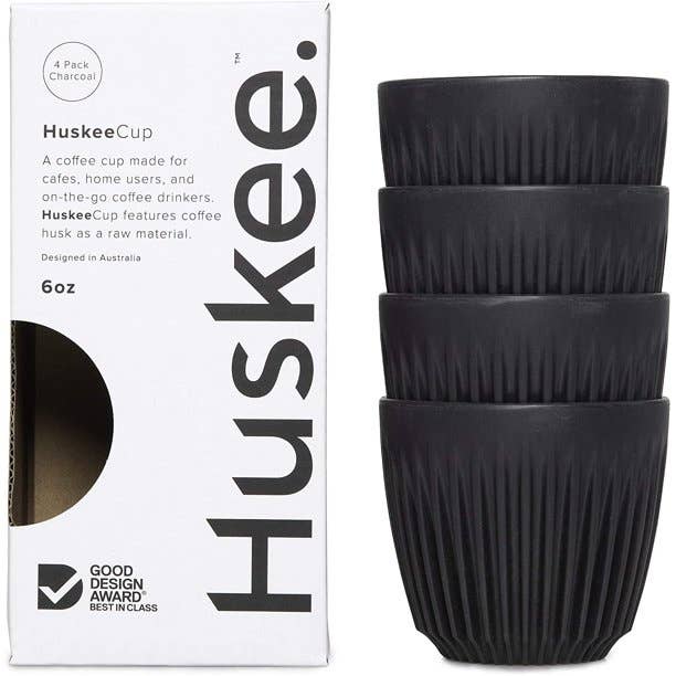 HuskeeCup - Cups, Lids, Saucers - 4 packs for wholesale by Urban Dwellers Coffee