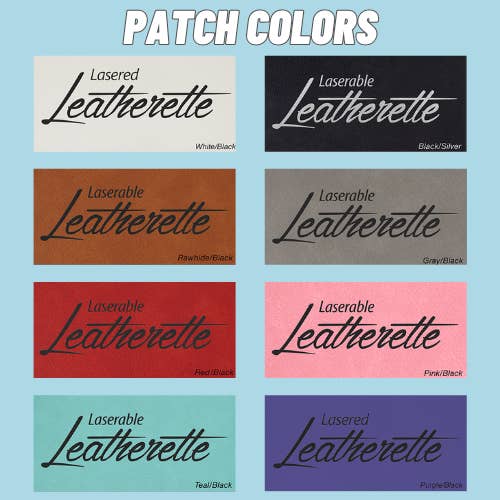 3C Etching - Vente Écusson - Patch en similicuir avec logo d'entreprise personnalisé - Adhésif2