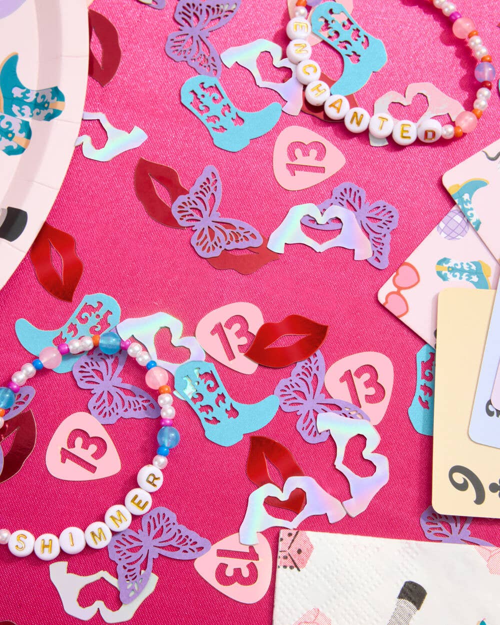 xo, Fetti - Wholesale Confetti - Eras Party Confetti | eras icons, pink decor, birthday, bach2