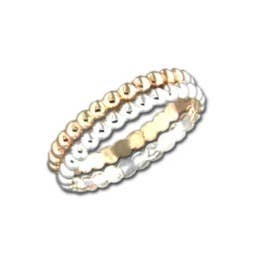 Double Beaded Wire Adjustable Toe Ring for wholesale by Mark Steel Jewelry