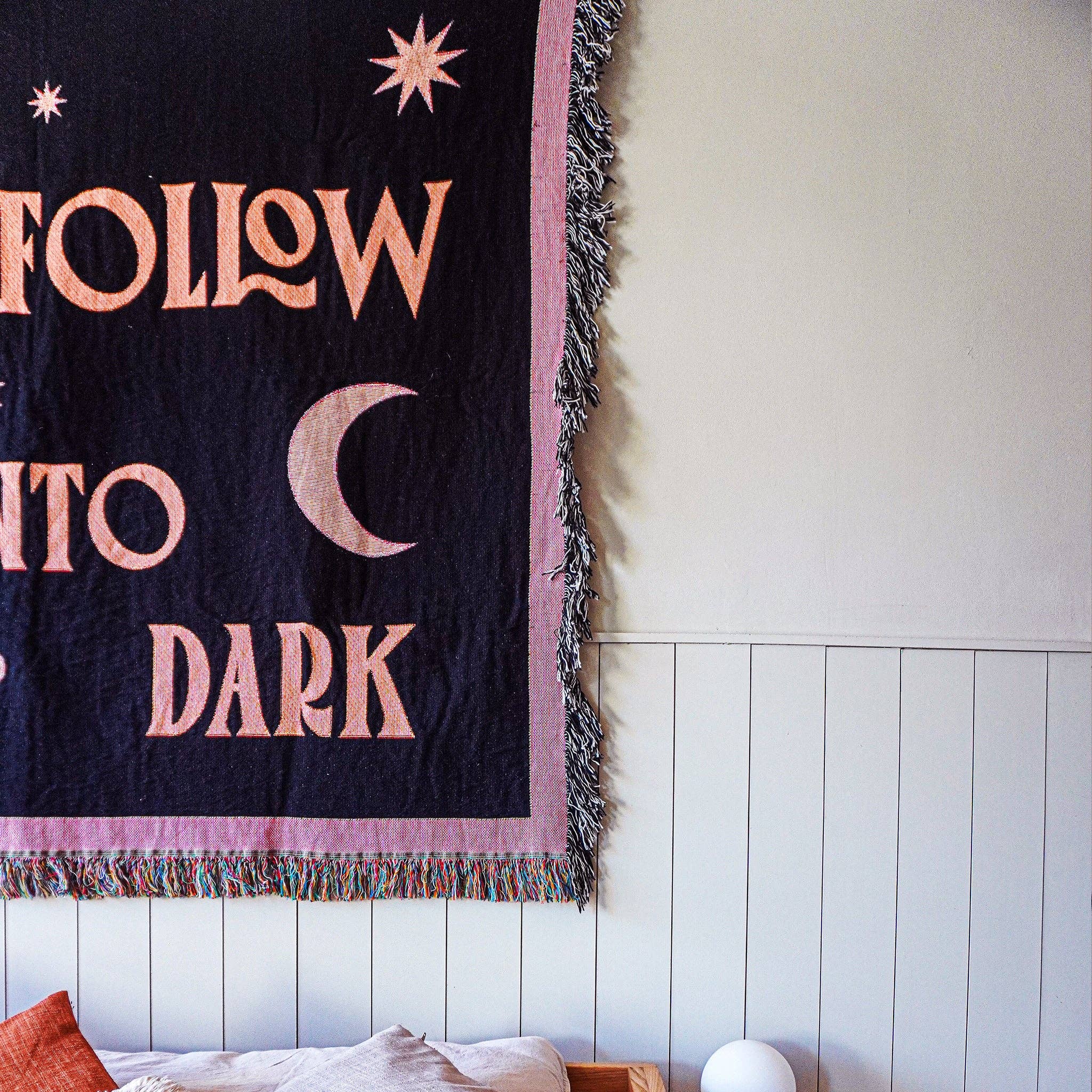 Telegramme Paper Co. - Wholesale Throw Blanket - I Will Follow You Limited Edition Woven Jaquard Blanket5