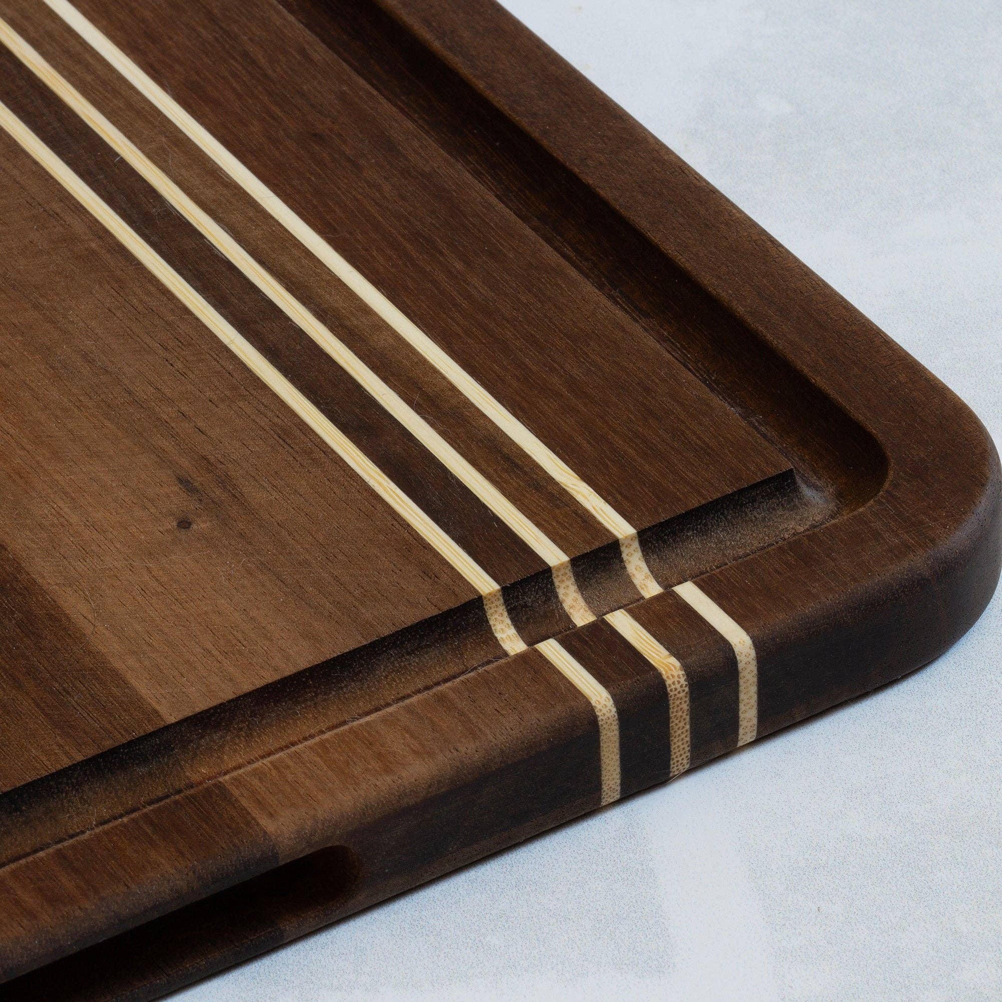 Totally Bamboo - Wholesale Cutting Board - Rock & Branch® Acacia Wood Cutting Board with Juice Groove3