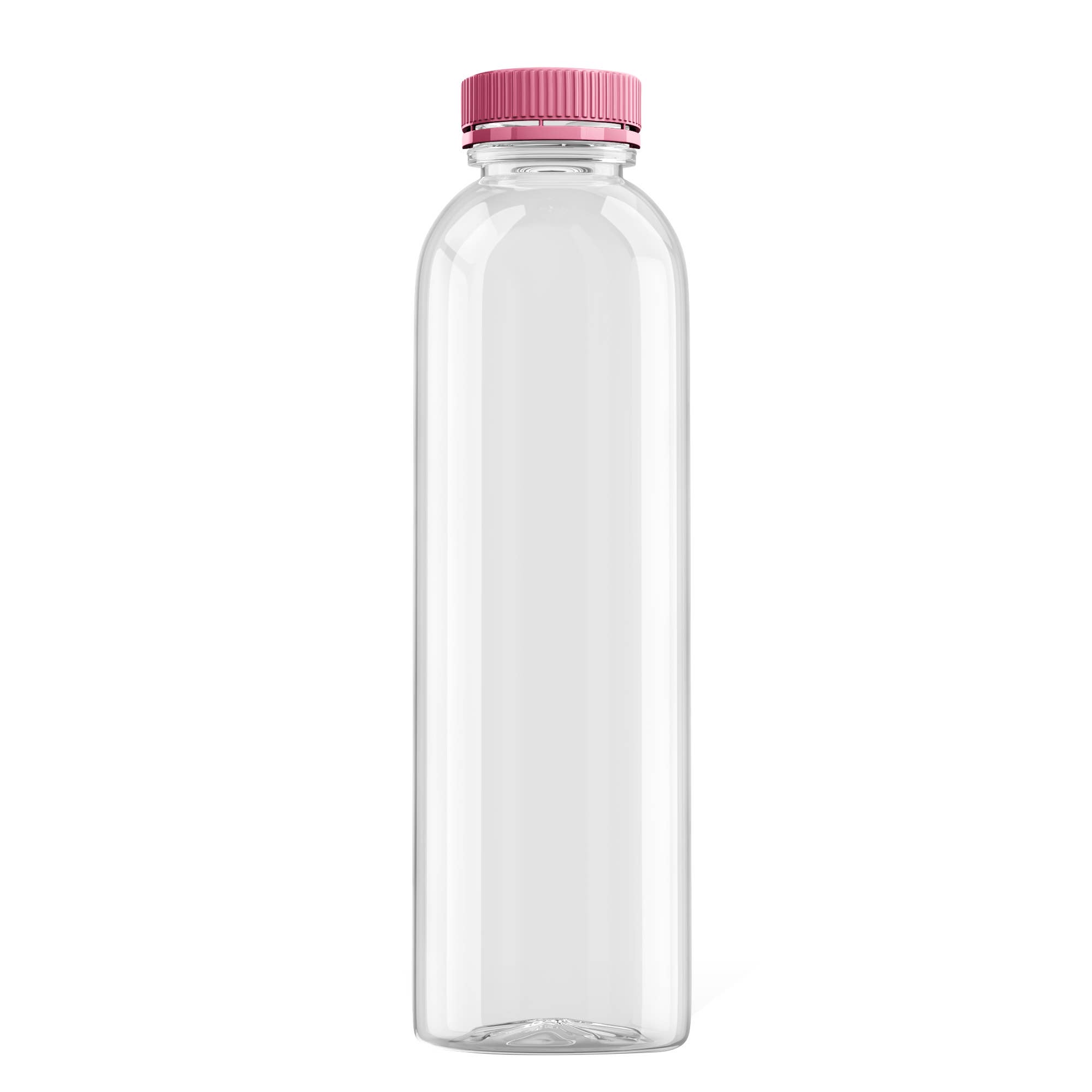 OH YES PLASTICS - Wholesale Milk/Juice Bottle - 16 oz Tall Round Plastic Juice Bottles 6
