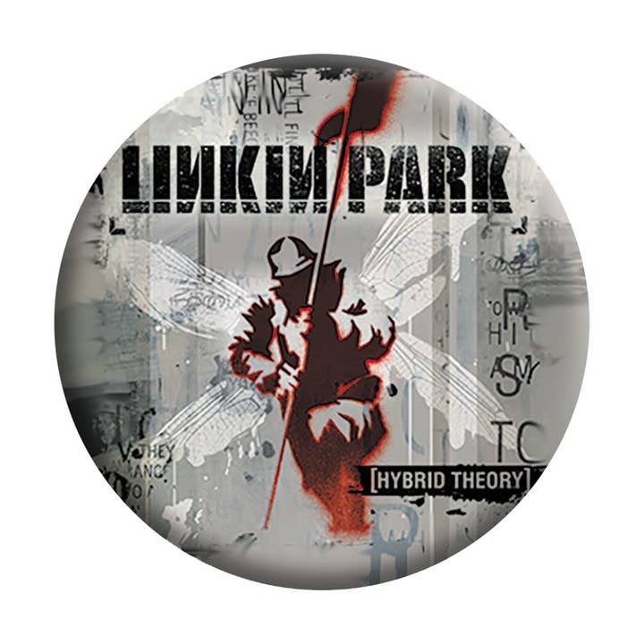 1.25" Button - Linkin Park - Hybrid Theory - Rock Music for wholesale by Square Deal Recordings & Supplies