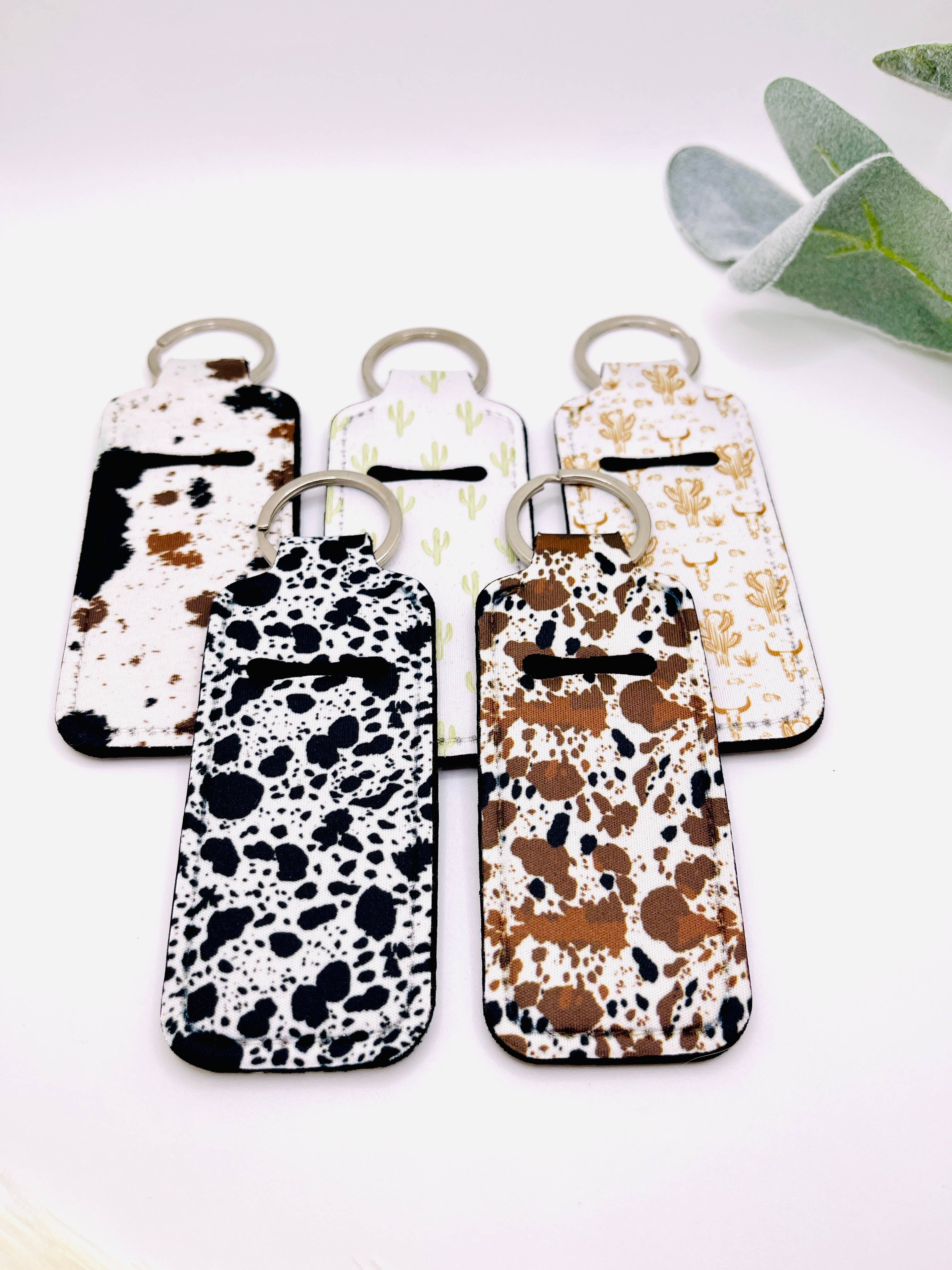 MarissaDDesigns - Wholesale Keychain - Women's - Western Keychain For Chapstick Holder | Lip Balm Holder  Key10