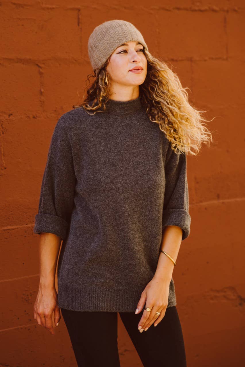 Joyride Supply - Wholesale Beanie - Women's - 100% Cashmere No.19 Ribbed Beanie6