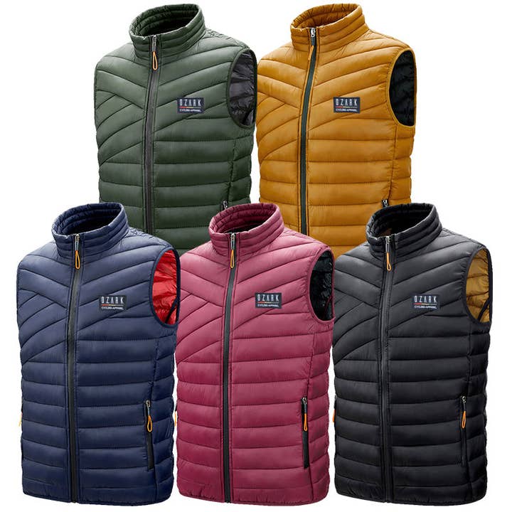 Ozark Cycling Nano Puff Vest for wholesale by Urban Cycling Apparel