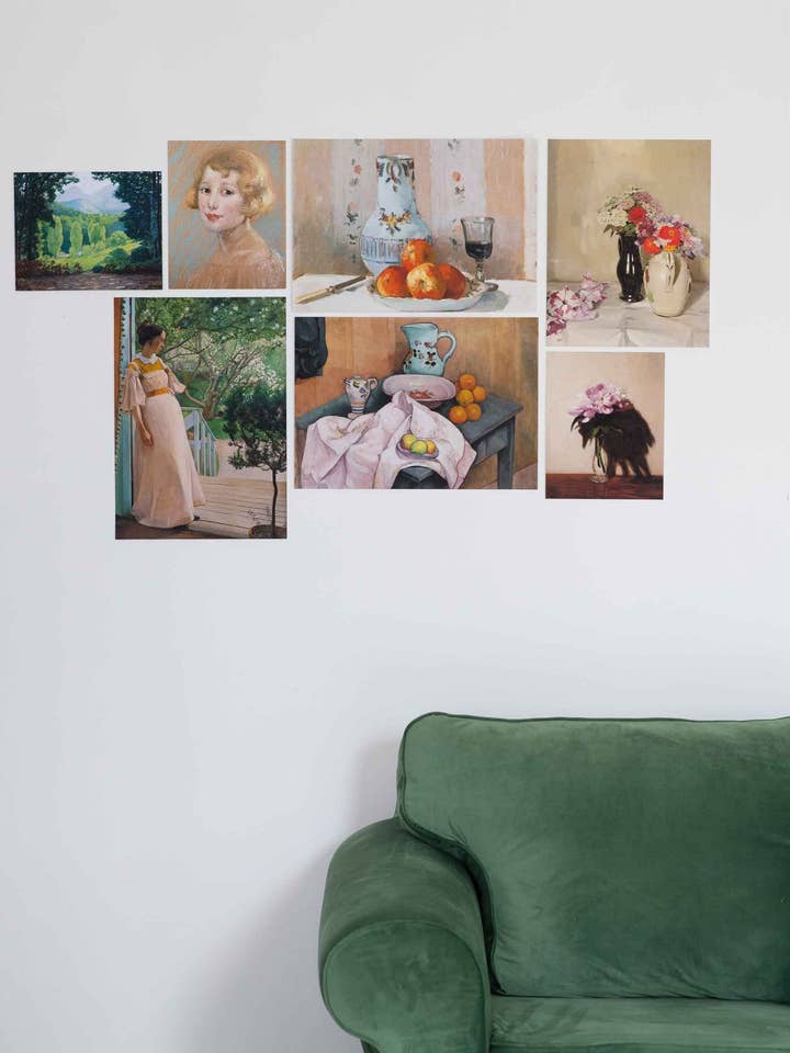 Konsttryckset - Vid de franska fönstren för wholesale av Lazybones