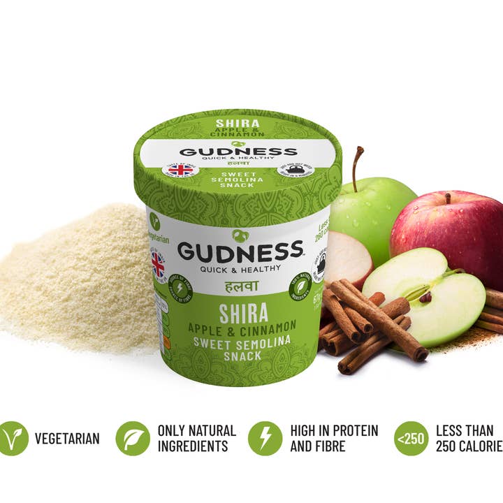 Gudness – Großhandel Frühstückszerealien – Gudness Frühstücks-/Snack-Paket (x 12 Töpfe)