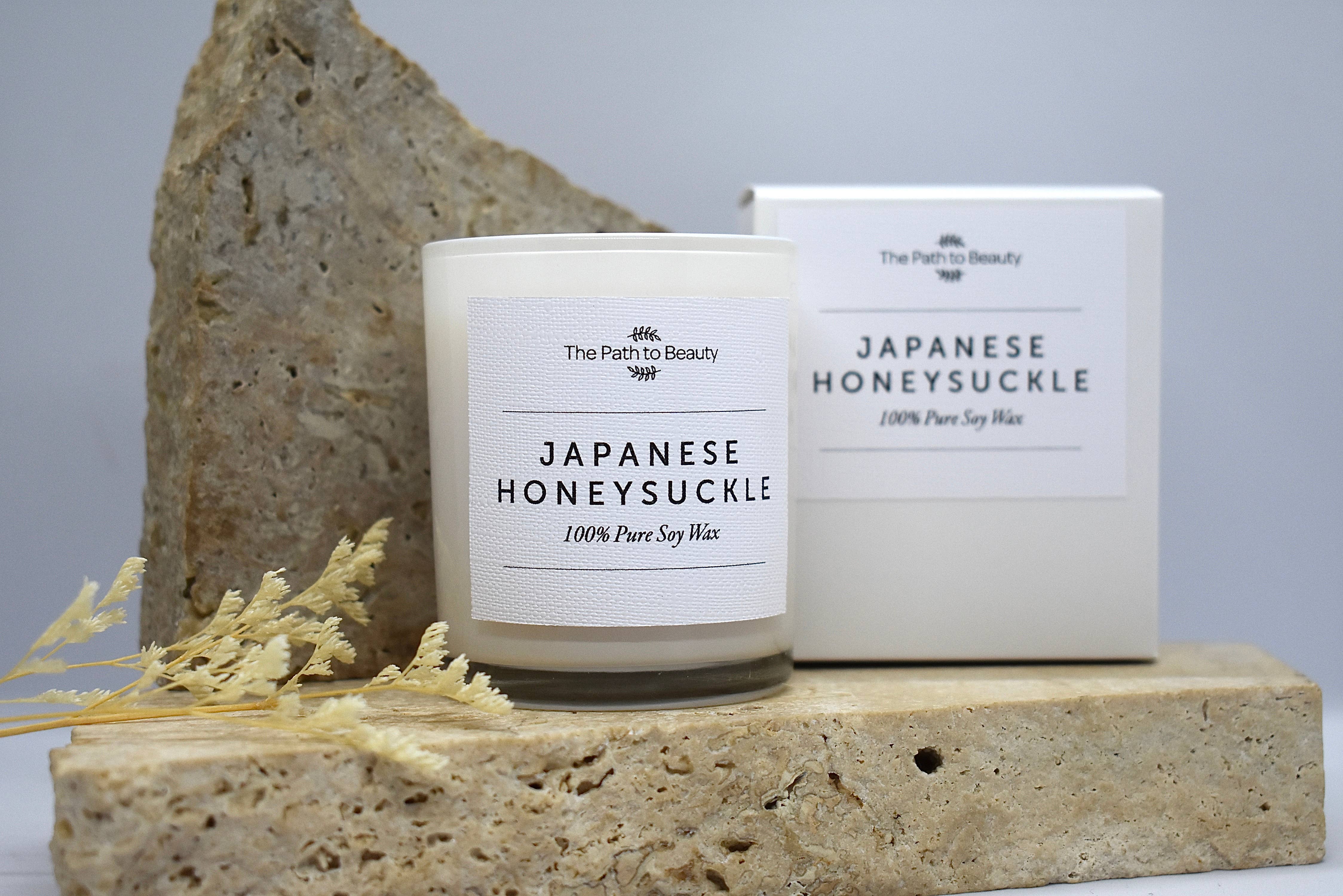 The Path to Beauty – wholesale Jar/filled candle – Petite Candle ~ Japanese Honeysuckle
