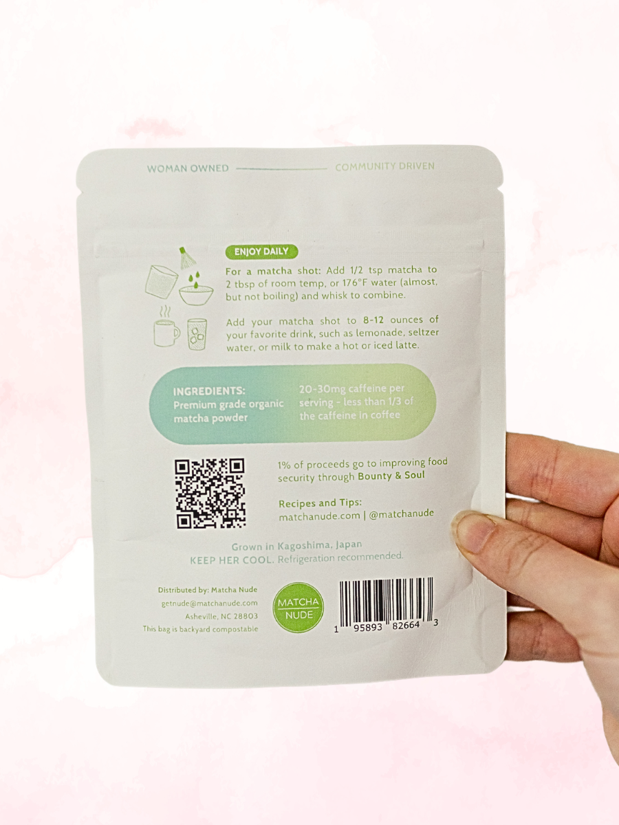 Matcha Nude - Wholesale Health/Detox Tea - Premium Organic Matcha – 50g (Min 6 Units)12