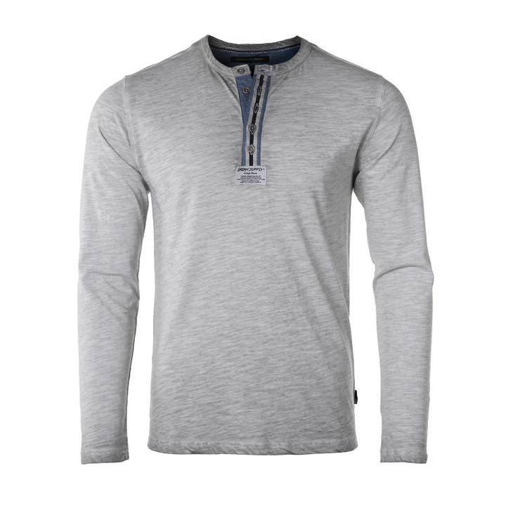 Men's Long Sleeve Crew Neck Vintage Henley T-Shirt - On Sale and other Purchase Wholesale long sleeve pocket t shirts. Free Returns & Net 60 Terms on Faire trending on Faire.