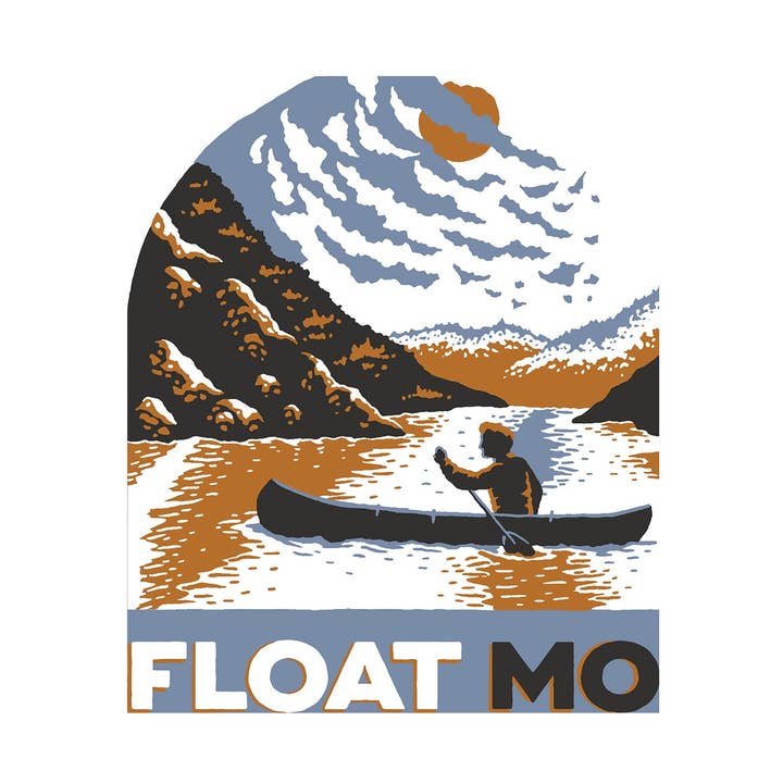 Float MO 2.0 Sticker for wholesale by 5 Pound Apparel