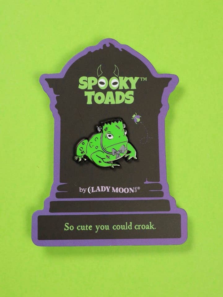Pin de Frankentoad para venta al por mayor de Lady Moon Co.®