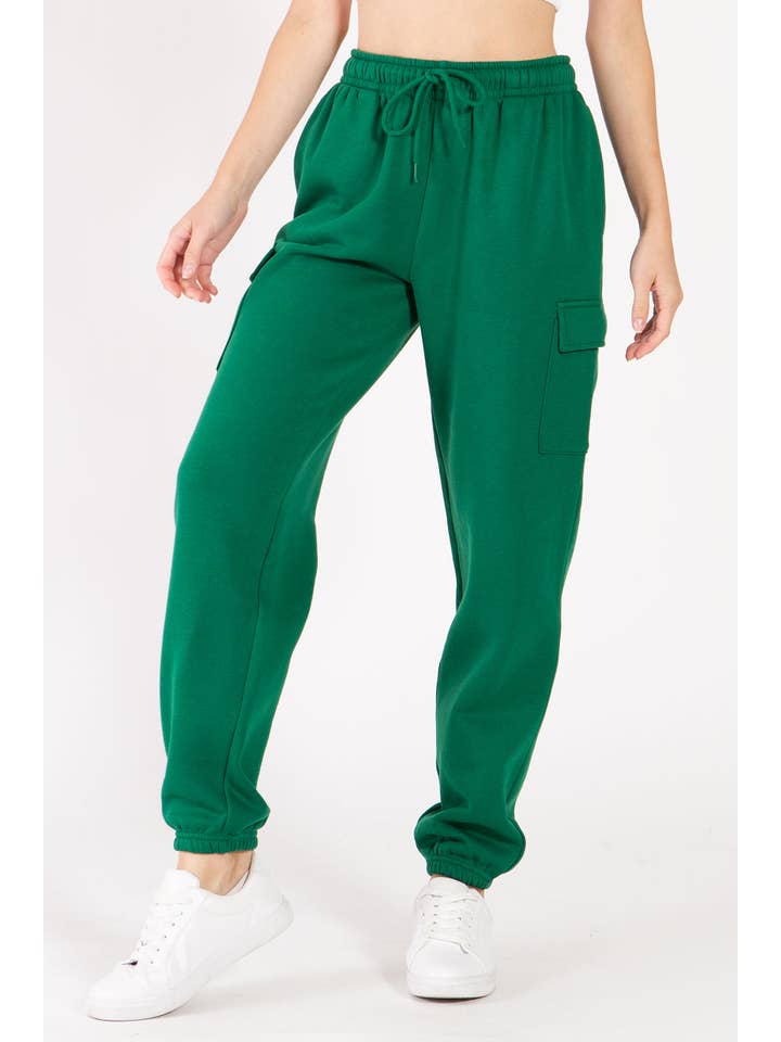 Color 5 – wholesale Joggingbyxor - Dam – Oversized baggy sweatpants med fleecematerial och cargo-joggerstil4