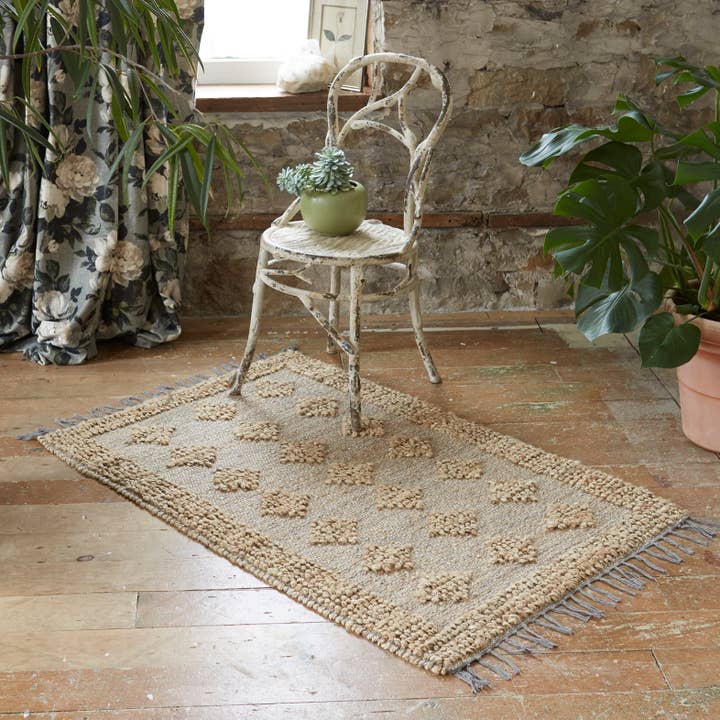 Diamond Jute Rug for wholesale by Patina Vie