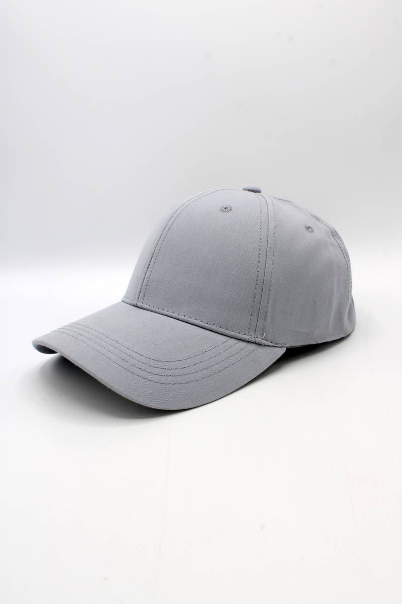 Hologramme Paris - Wholesale Baseball Cap - Unisex - Classic plain cap with silver metal buckle6