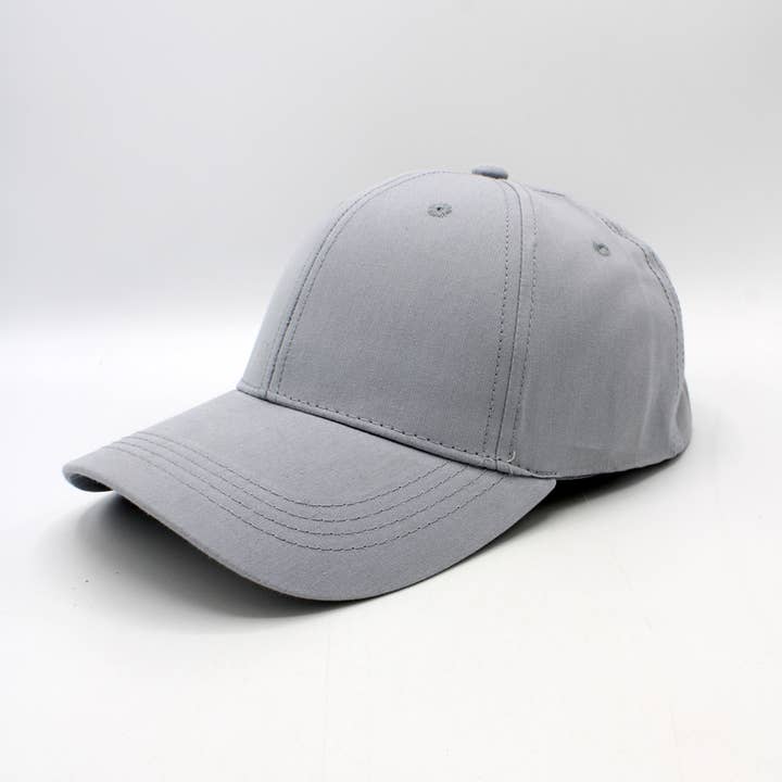 Hologramme Paris - Wholesale Baseball Cap - Unisex - Classic plain cap with silver metal buckle6