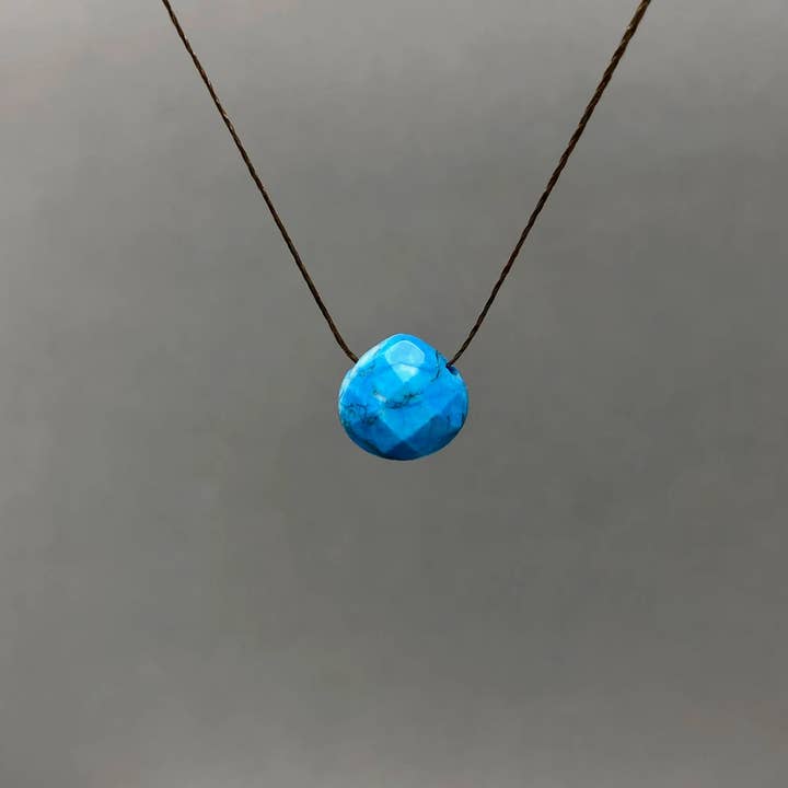 Collier et bracelet en pierre turquoise Wish INTENTION pour la vente par Jennifer Shon Jewelry