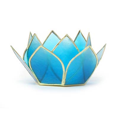 Mini pierre précieuse Lotus - Turquoise pour la vente par Om Gallery