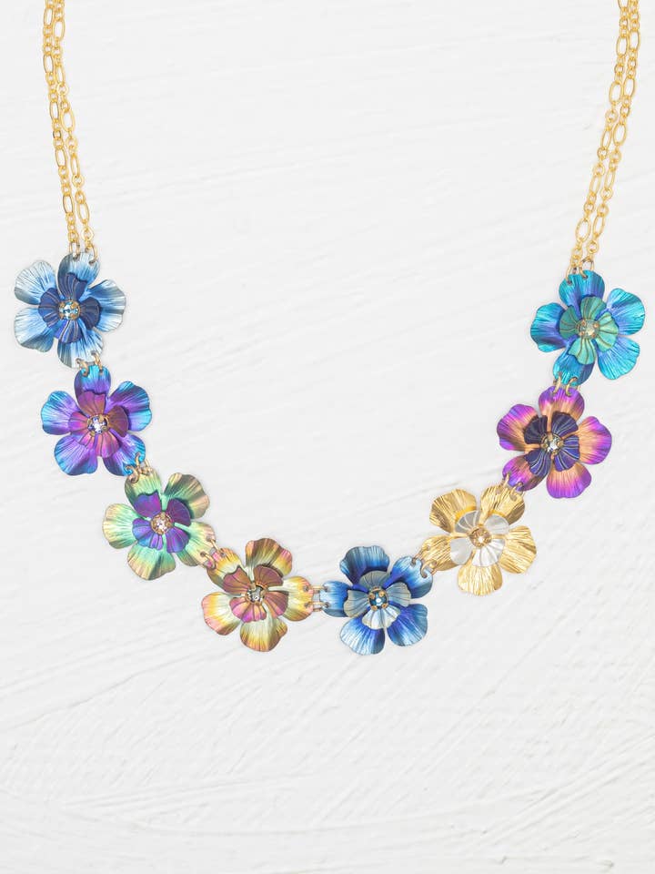 Blissful Bouquet Necklace for wholesale by Holly Yashi