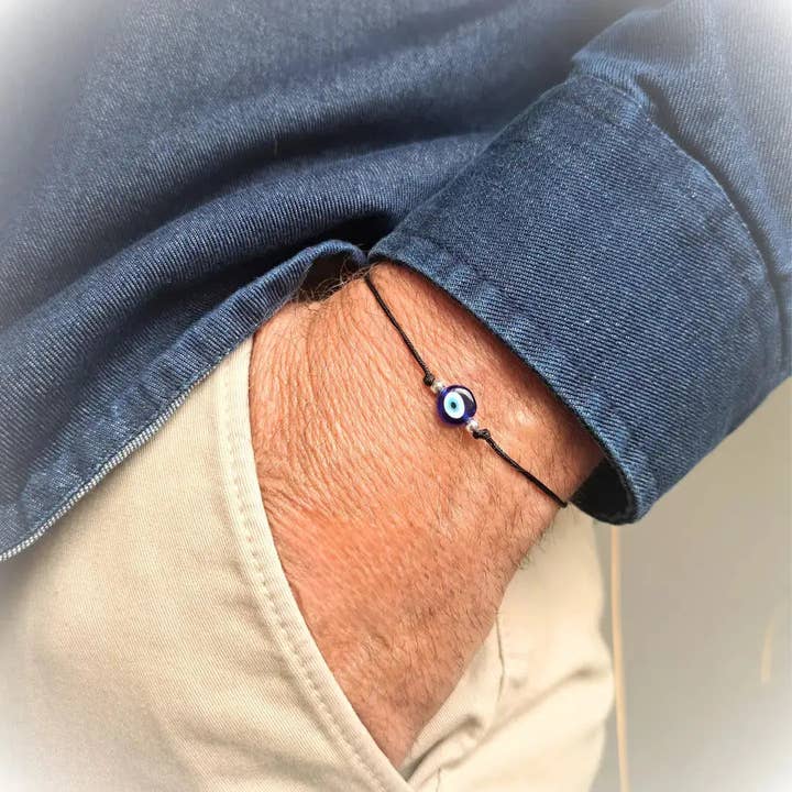 L'Atelier d'Eva - Wholesale Charm/Dangle Bracelet - Blue Eye Good Luck Bracelet2