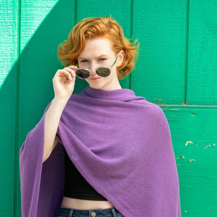 Margolis Pineo Italia - Wholesale Poncho - Women's - ROMA TRAVEL PONCHO - Cashmere-Blend Best Seller60