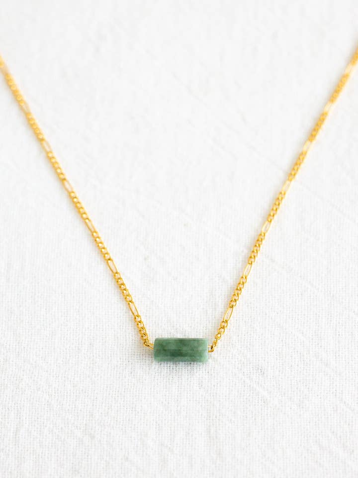 Cylinder Jade Necklace for wholesale by Laine Honolulu