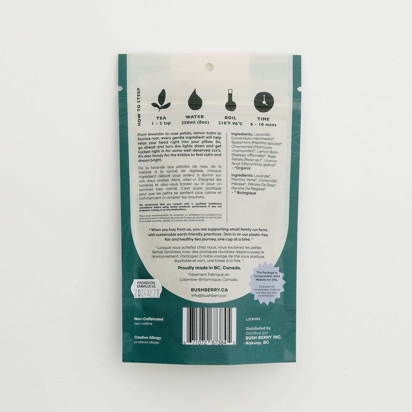 Bush Berry - Wholesale Loose tea - Organic Sweet Dreams Loose Leaf Tea6