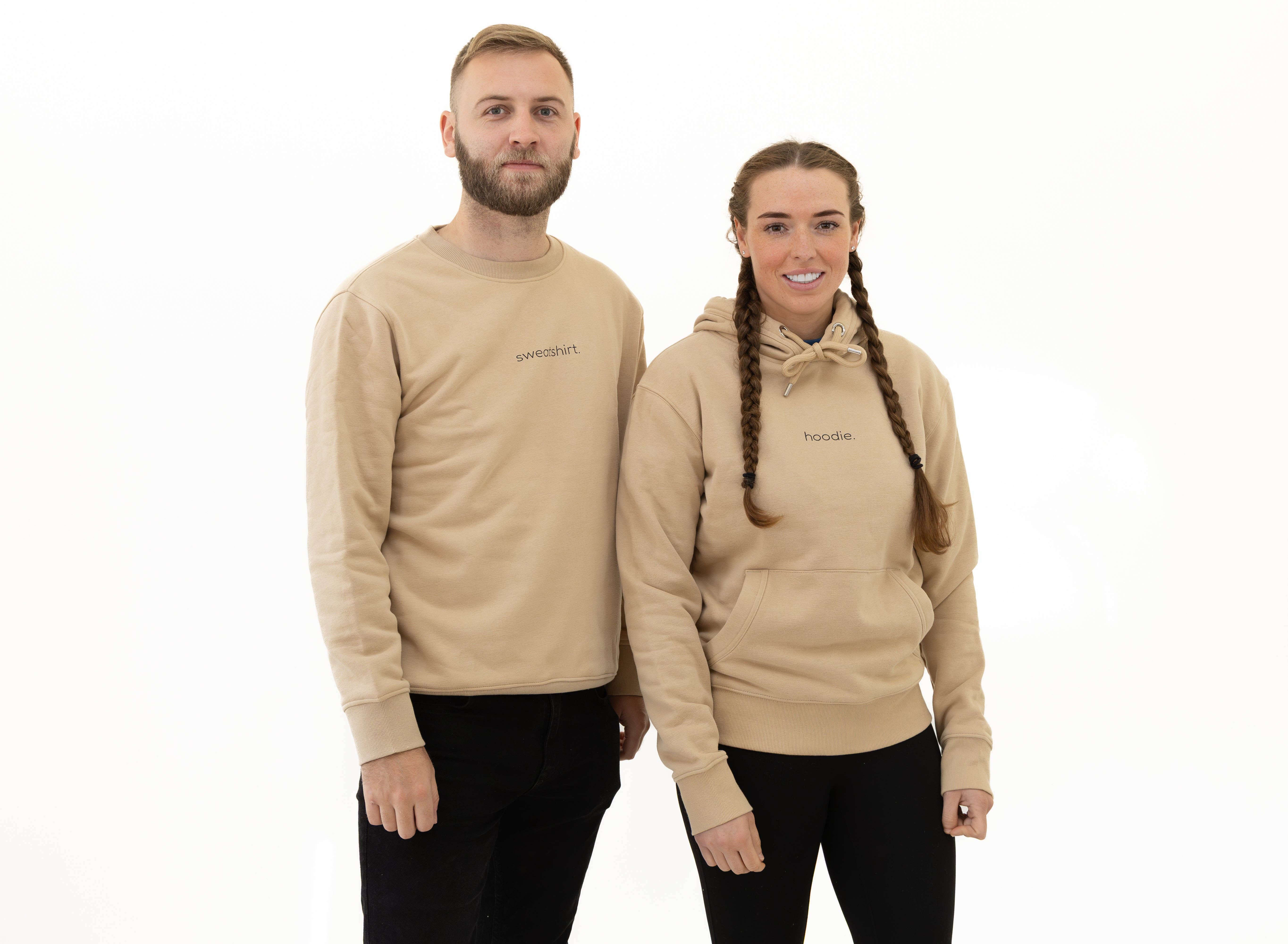 simple. panda – wholesale Hoodie – Unisex – simple. hoodie. desert-sand.2