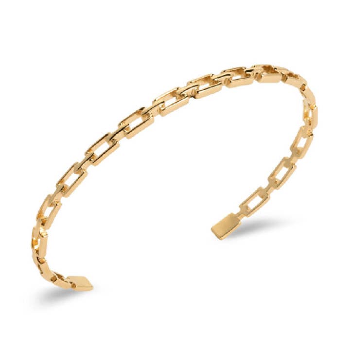 JewelryPrivate Label Nori Armreif, 18 Karat vergoldet für den Großhandel von Jewelry Private Label