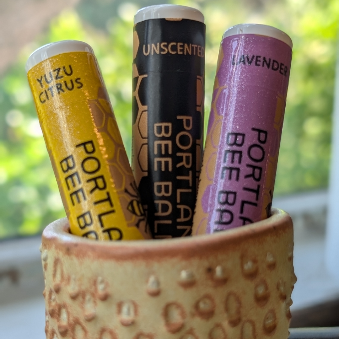 Portland Bee Balm – wholesale Läppbalsam – Yuzu Citrus Bivax Läppbalsam Display – 24-pack4