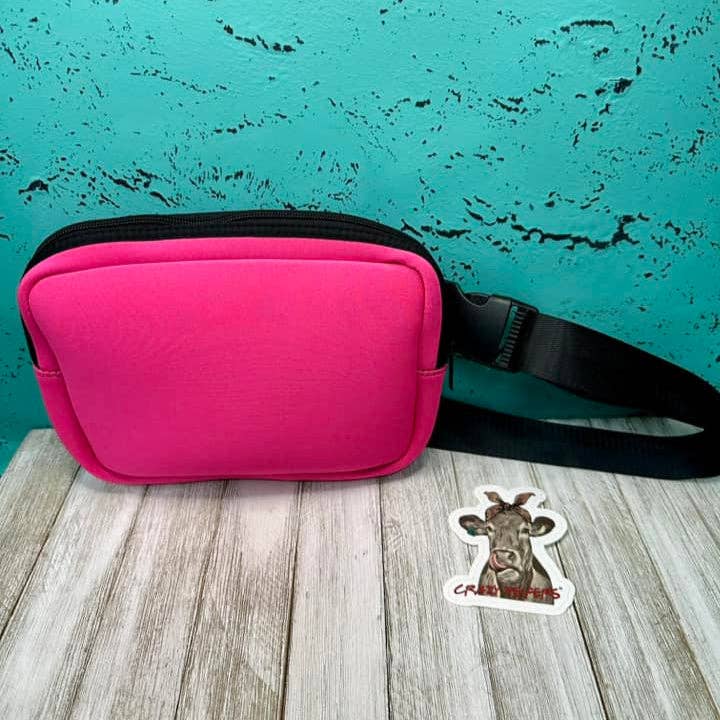 Crazy Heifers Wholesale - Wholesale Belt Bag - Women's - Neoprene Belt Bags- Solids4