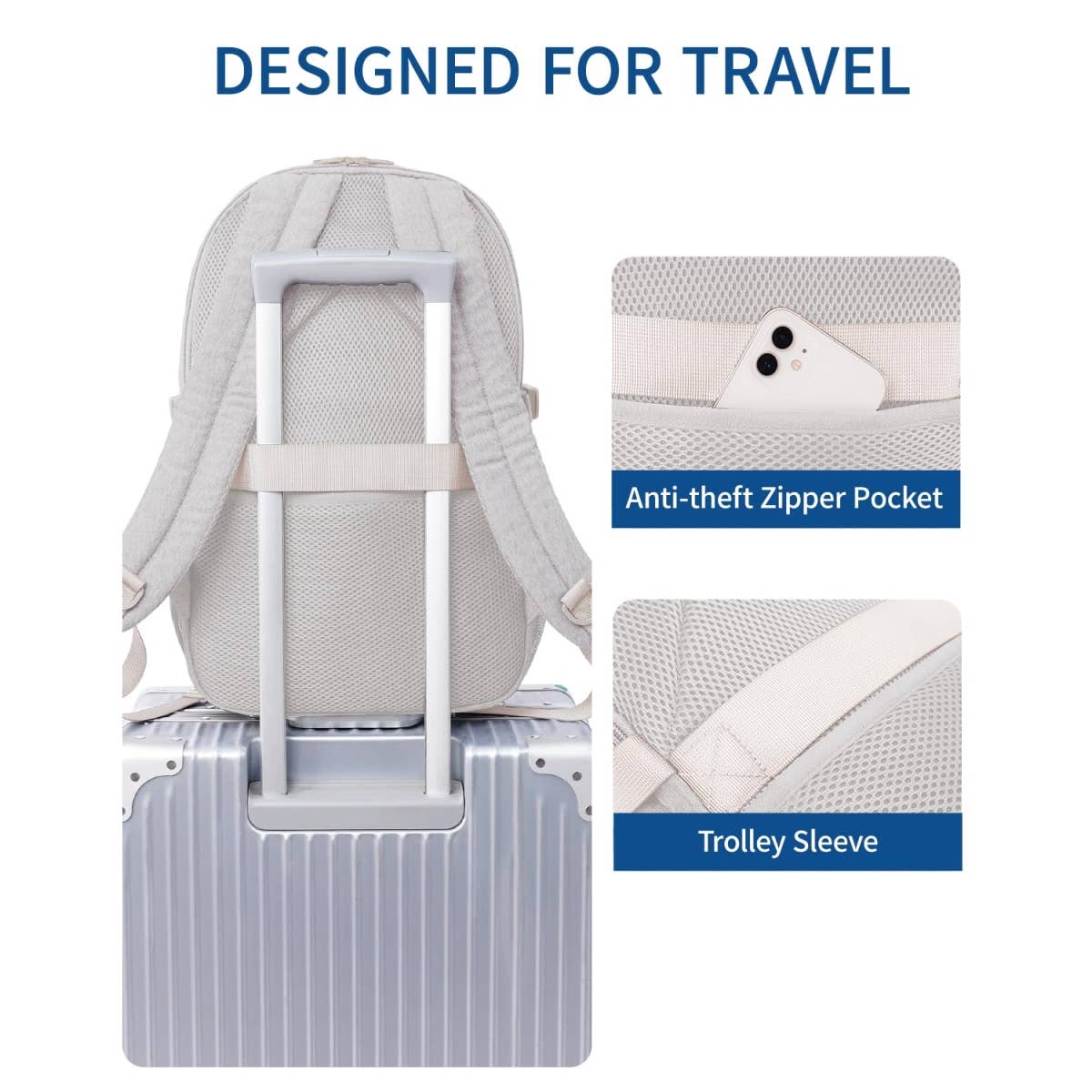 wandf – Großhandel Rucksack – Unisex – 18x14x8 Persönlicher Gegenstand Handgepäcktasche mit USB-Ladeanschluss24