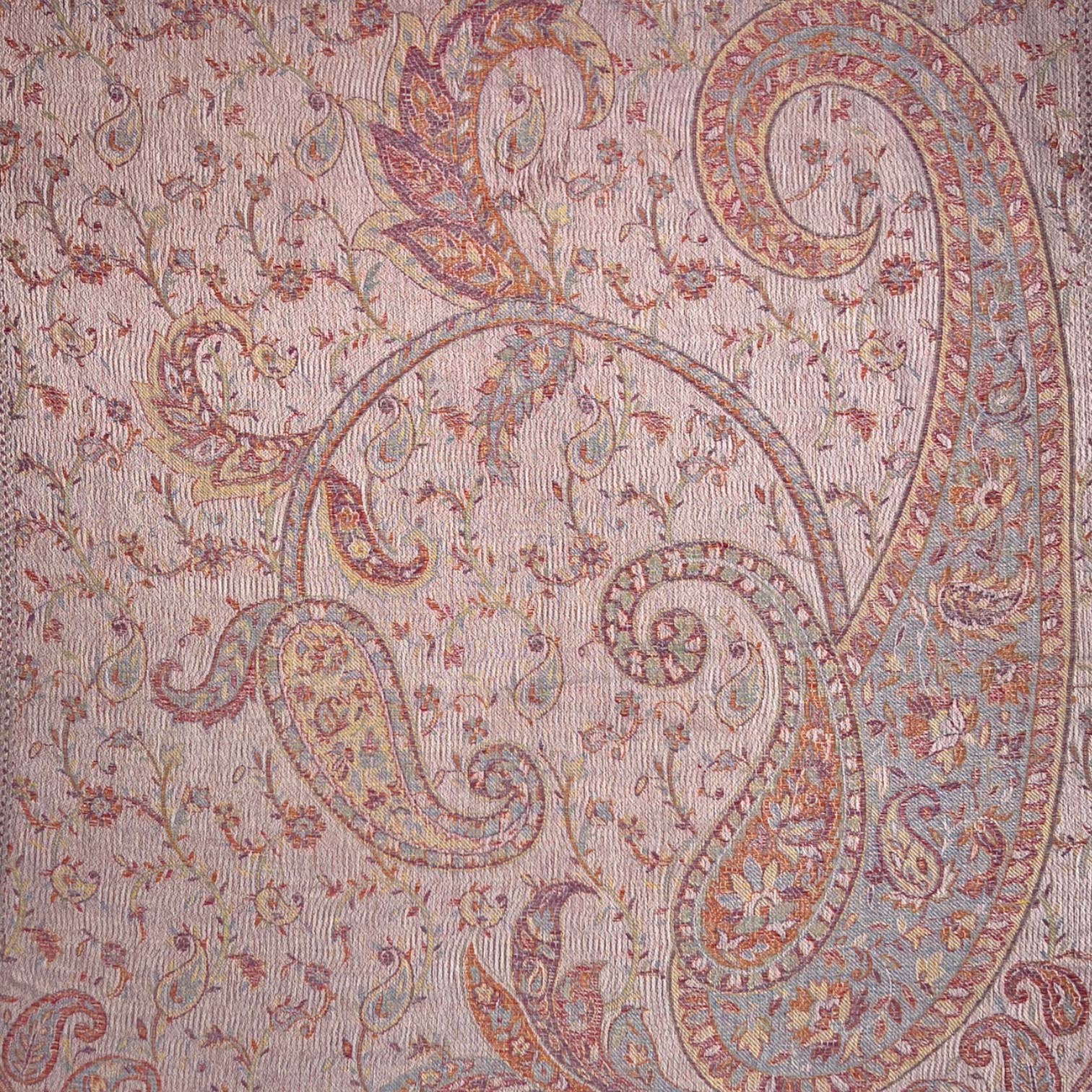 London Scarves - Vendita all'ingrosso Sciarpa - Donna - Pashmina jacquard con stampa paisley e frange2