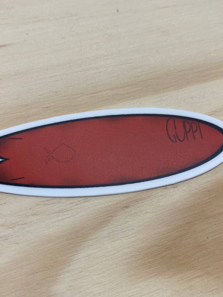 Surf Sticker for wholesale by Guppi