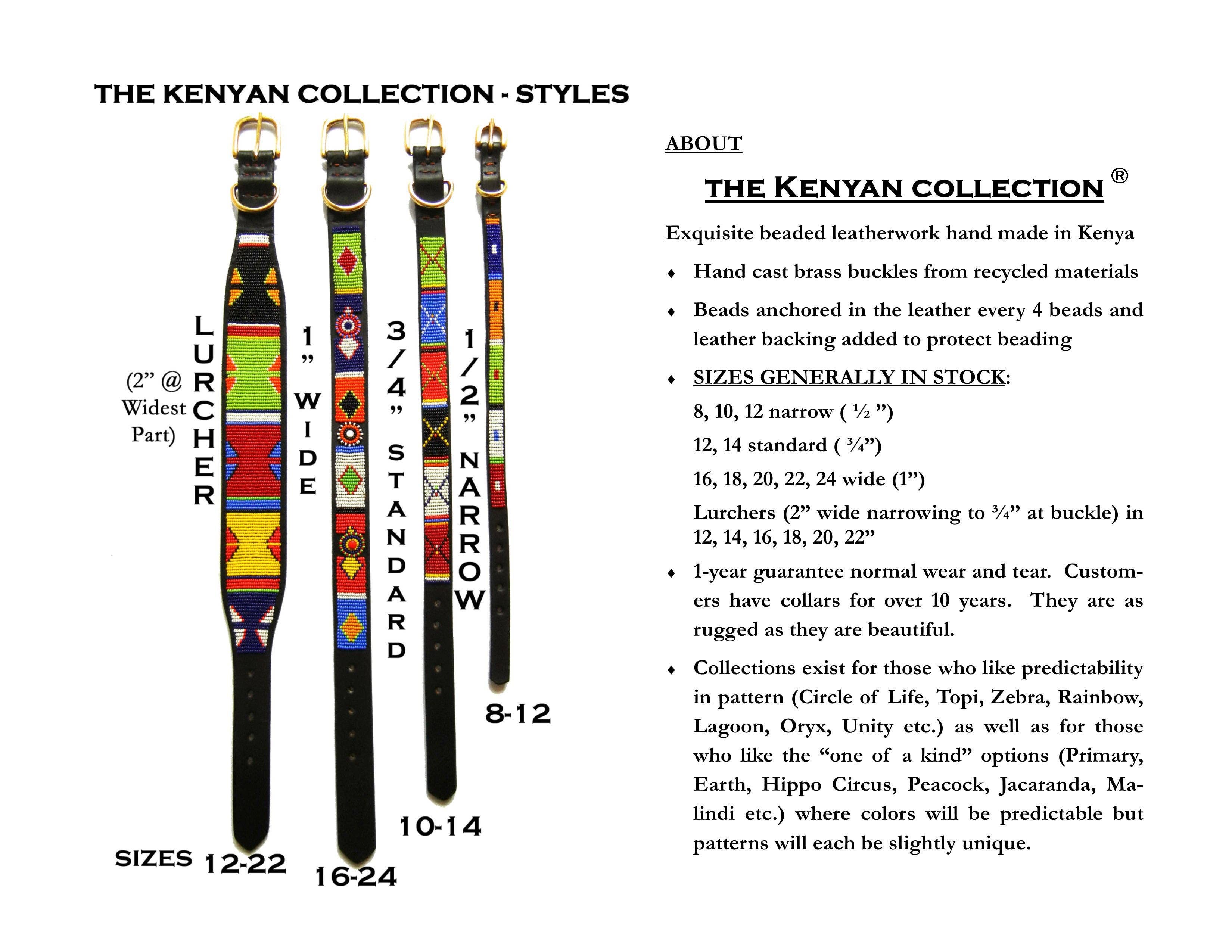 The Kenyan Collection Inc. dba TKC Inc – Großhandel Haustierhalsband – Hund – TKC Posey Argyle Perlen-Hundehalsband3