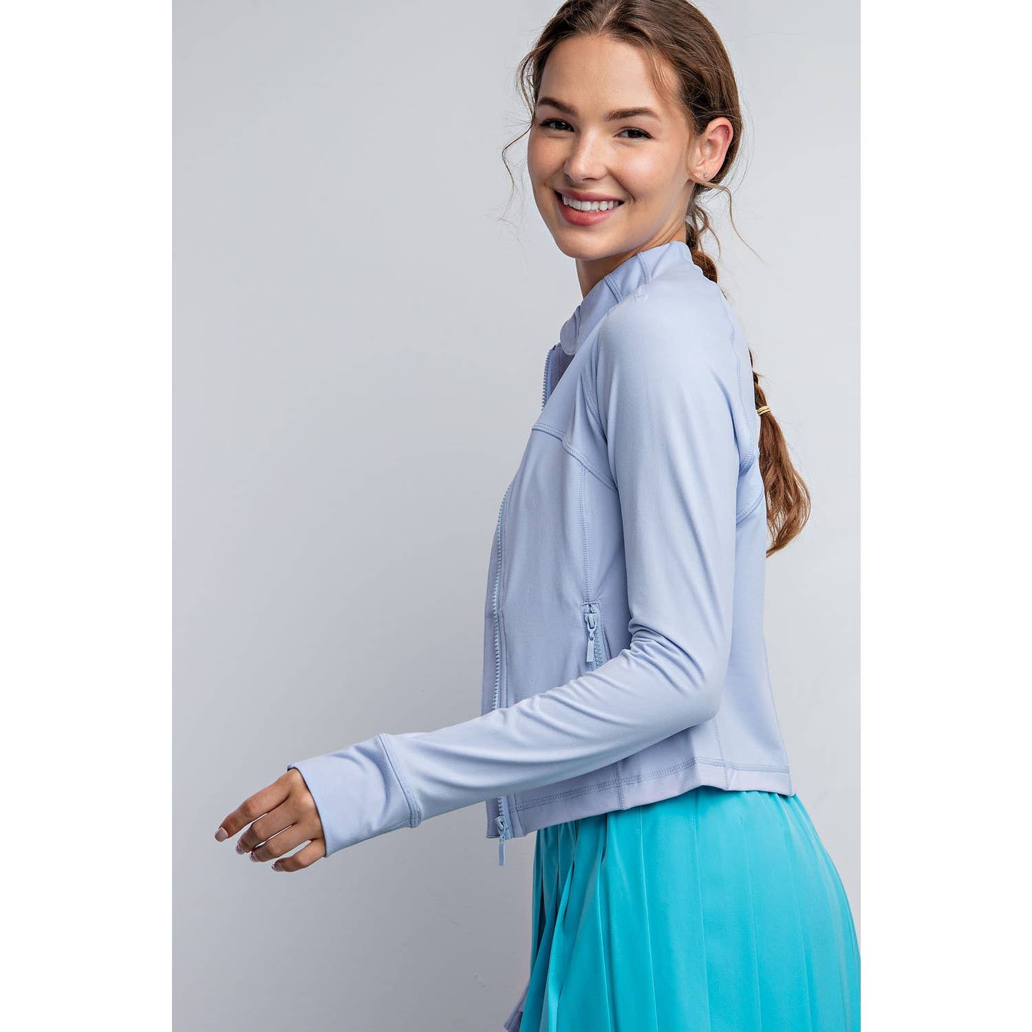 Rae Mode - Wholesale Athletic Jacket - Women's - BUTTER LONG SLEEVE CROP DEFINE JACKET26